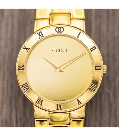 gucci watch box|Gucci vintage quartz watch.